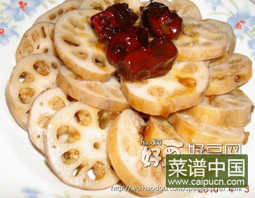 甜蜜冰糖藕