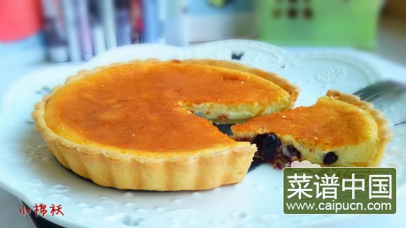 【手工美食】蓝莓乳酪派