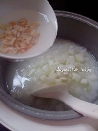 【手工美食】干贝冬瓜粥的做法步骤5
