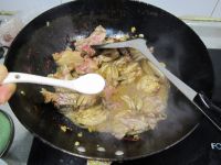辣炒田鸡的做法步骤7