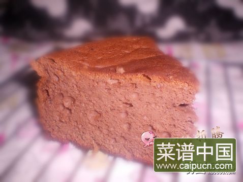 可可戚风蛋糕