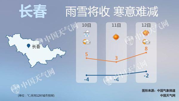 吉林迎今冬以来最强雨雪 周末雨雪将收寒意难减
