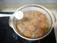 油面筋塞肉烩白菜的做法步骤10