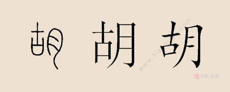 胡姓的来源和历史