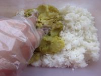 红薯米饭饼的做法步骤3