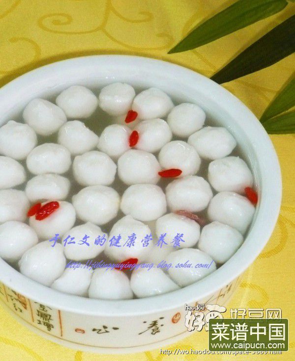 水晶冬瓜汆鱼丸