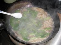鲜香菇油菜挂面汤的做法步骤14
