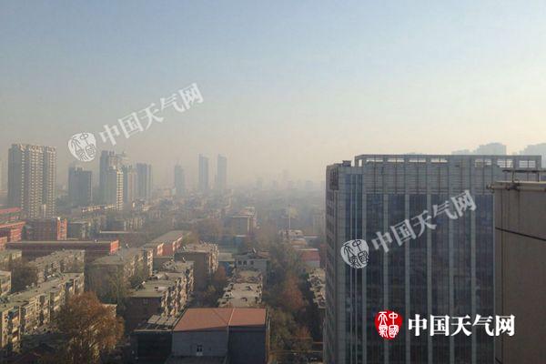 冷空气结束 今明天河北扩散条件转差有中到重度霾
