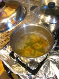 蘑菇鸡肉意面的做法步骤6