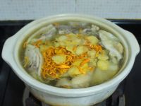 虫草花参鸡汤的做法步骤9