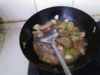 白菜炒羊奶的做法步骤9