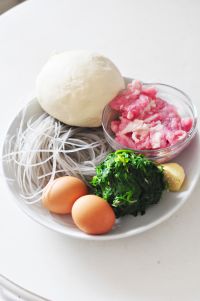 农家荠菜盒子的做法步骤1