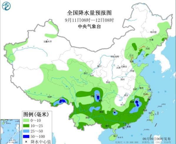 东北强降雨减弱冷空气来袭 云南四川等西南地区多降雨天气