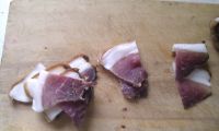 熏肉蒸茄子的做法步骤3
