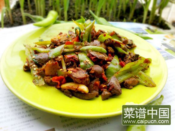 小炒鸭杂