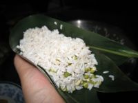 咸蛋猪肉绿豆粽的做法步骤8