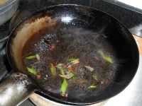 韭香包菜丝烩意面的做法步骤12
