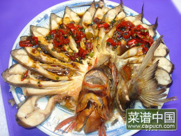 孔雀开屏鱼——下酒菜