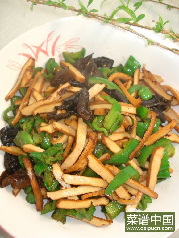 苏椒炒香干