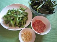 芥兰炒肉片的做法步骤2