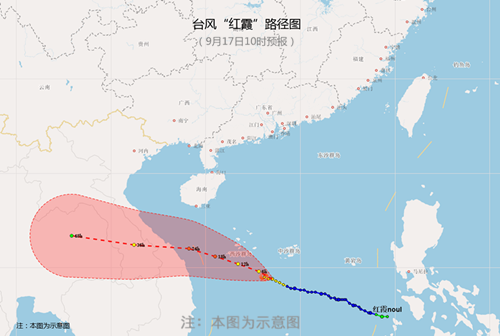 “红霞”18日登陆越南 