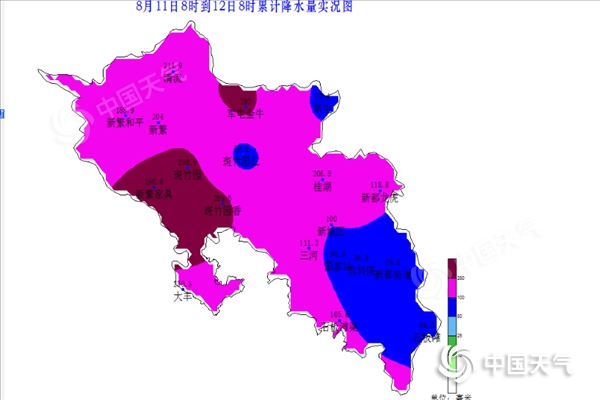 成都市新都区迎来今年汛期首场区域性大暴雨天气过程