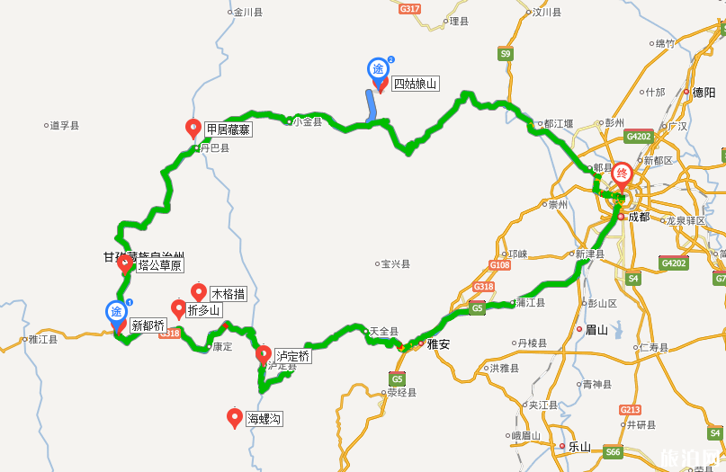 川西自由行三日游线路攻略 川西自由行三日游线路攻略