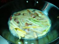 腊肉炒芋头花的做法步骤7