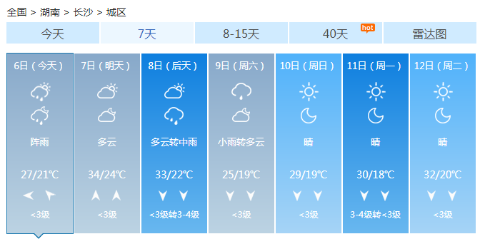 湖南多地发布暴雨预警 对流性天气极为活跃