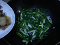 青蒜炒鸡肫的做法步骤7