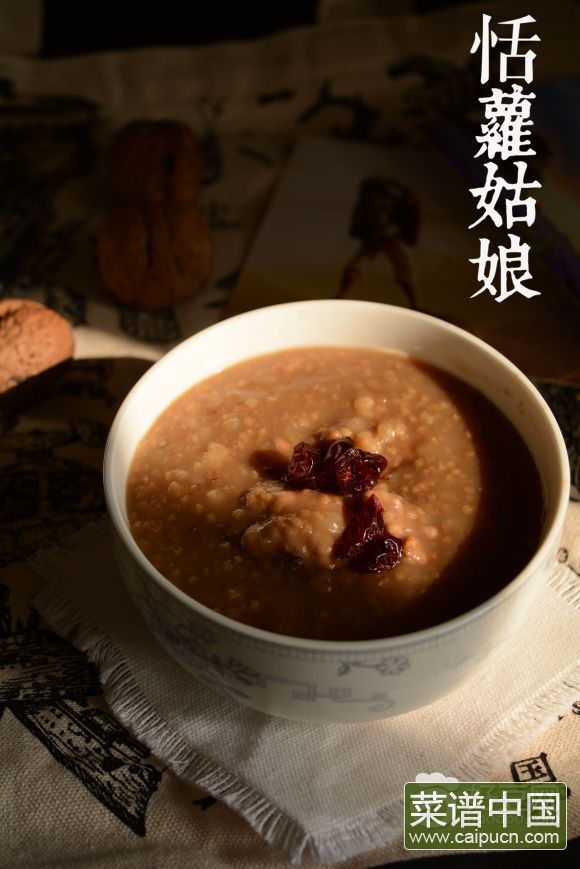 核桃分心木粥