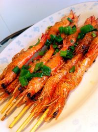 黑椒烤虾串的做法步骤6