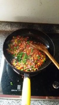 肉丁杂蔬盖浇饭的做法步骤7