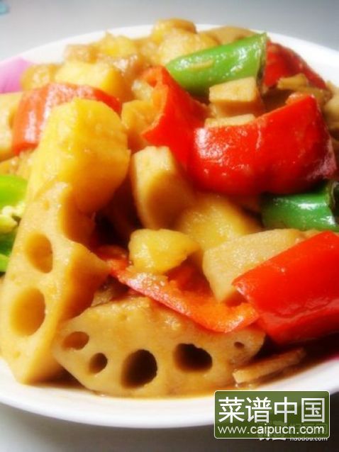 香辣藕炖土豆