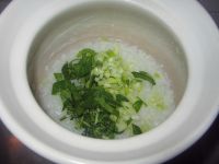 油菜榨菜白米粥的做法步骤5