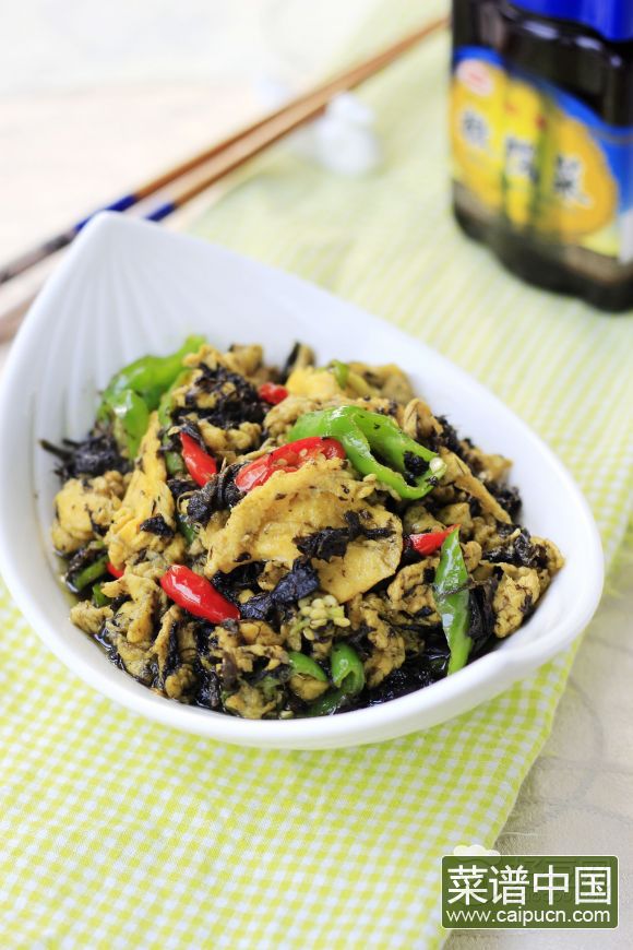 橄榄菜炒鸡蛋