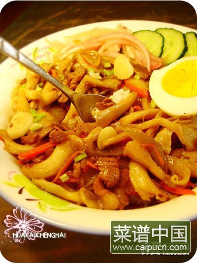 可乐鲜蘑盖饭