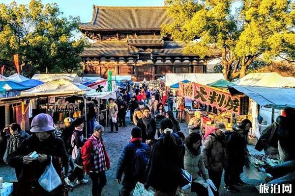 日本京都跳蚤市场时间表+地址