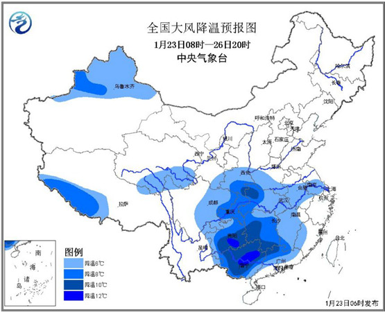 雨雪周开启苏皖等遭暴雪 寒冷持续至月底