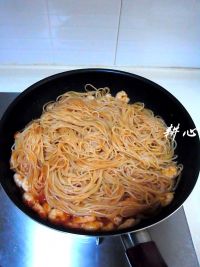 虾仁意粉的做法步骤12