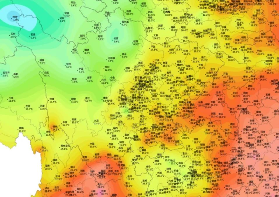 四川气温急速下降14℃ 细雨来临坏事变好事
