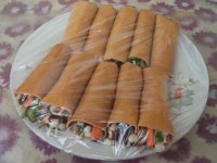 虾仁五香豆皮卷的做法步骤12