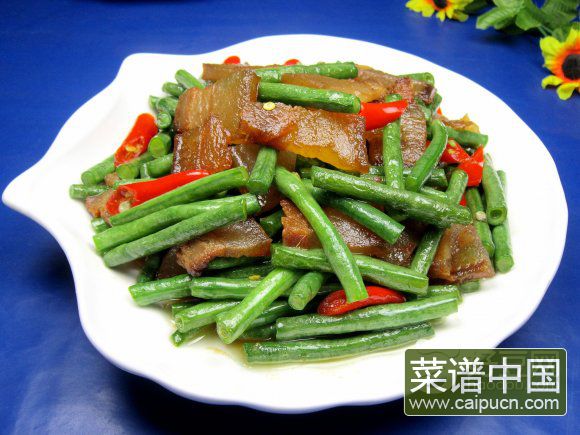 豇豆炒腊肉