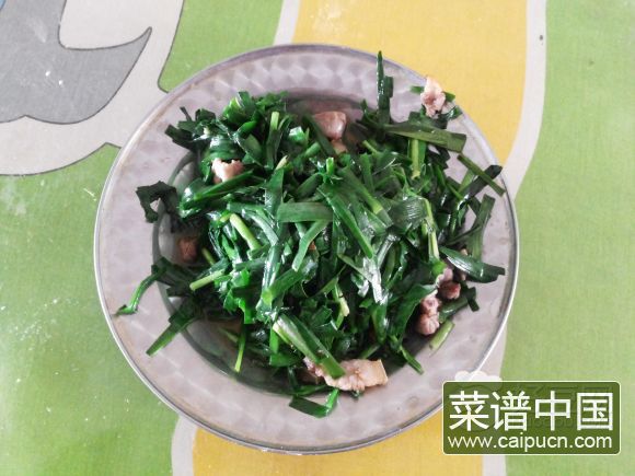 肉炒韭菜