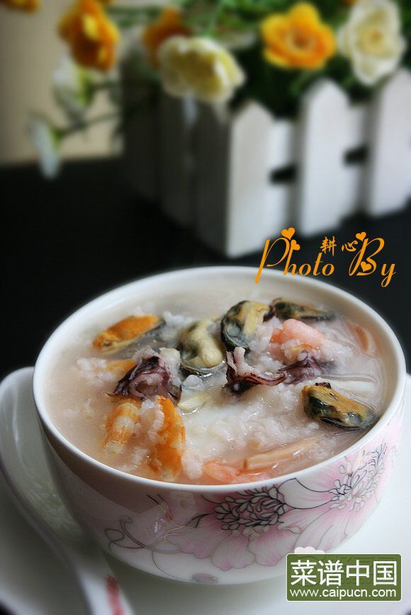 什锦海鲜粥