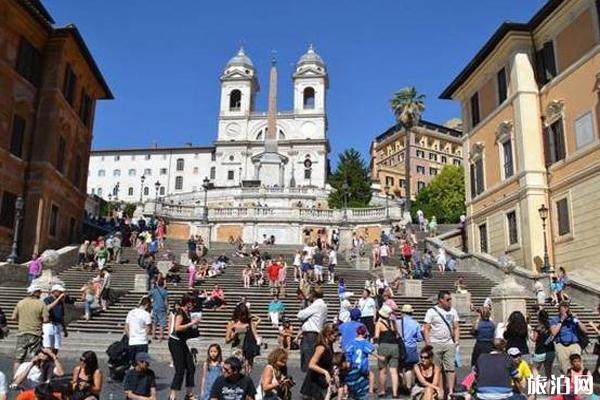 西班牙台阶在哪里 西班牙台阶不可以坐吗