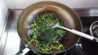 肉末榄菜芥兰叶的做法步骤6