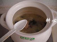 松仁木耳小米粥的做法步骤11