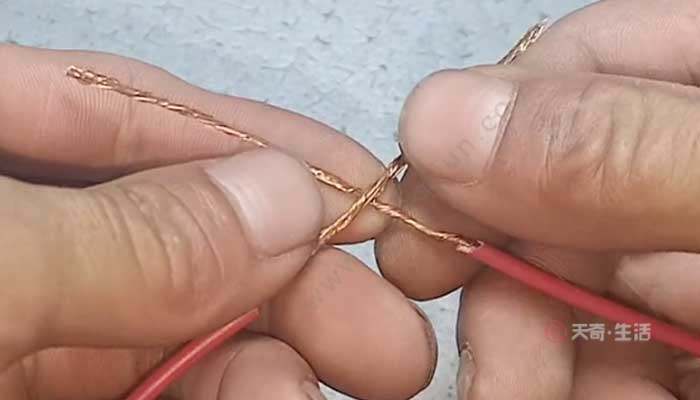电线接线缠绕方法