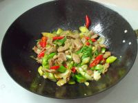 葱爆羊肉的做法步骤8